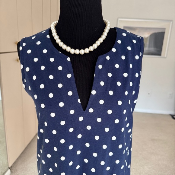 Lands’ End Cotton Polka Dot Dress - Picture 5 of 9